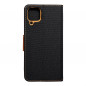 Samsung Galaxy A22 LTE Portefeuilles Canvas Book Noir