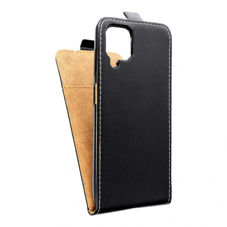 Samsung Galaxy A12 Étuis verticaux Slim Flexi Fresh Noir