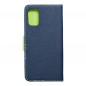 Samsung Galaxy A02s Portefeuilles Fancy Book Marine / Citron vert