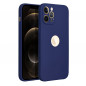 Apple iPhone 12 Pro Max Coque Soft Bleu foncé