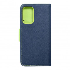 Samsung Galaxy A52 LTE Portefeuilles Fancy Book Marine / Citron vert