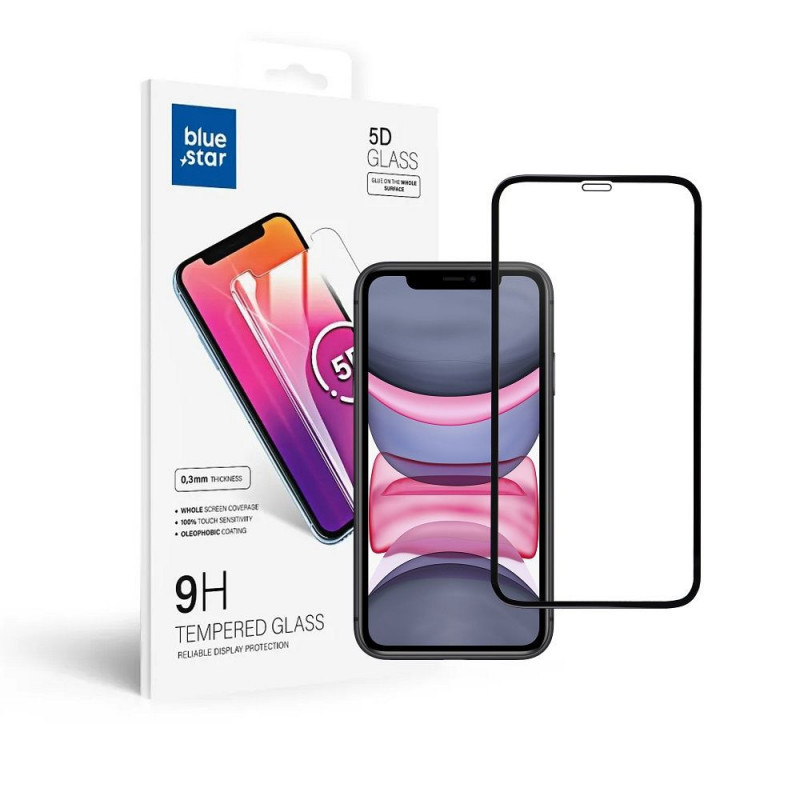 Apple iPhone XR Verre trempé Blue Star 9H Transparent