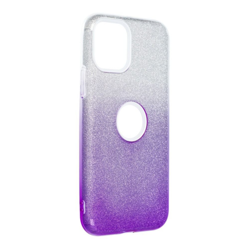 Apple iPhone 11 Pro Coque Shining Transparent et violet