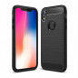 Apple iPhone XR Coque Carbon Élégant  Noir