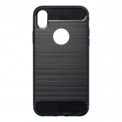 Apple iPhone XR Coque Carbon Élégant  Noir