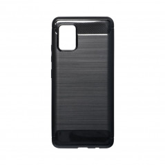 Samsung Galaxy A51 LTE Coque Carbon Élégant  Noir