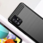 Samsung Galaxy A51 LTE Coque Carbon Élégant  Noir