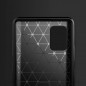 Samsung Galaxy A51 LTE Coque Carbon Élégant  Noir