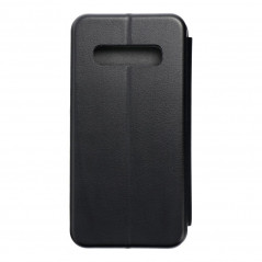 Samsung Galaxy S10 Portefeuilles Book Elegance Élégant  Noir