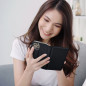 Samsung Galaxy A51 LTE Portefeuilles Smart Case Book Noir