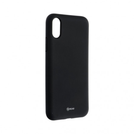 Apple iPhone X Coque Roar Colorful Jelly Noir