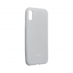 Apple iPhone XS Coque Roar Colorful Jelly Gris