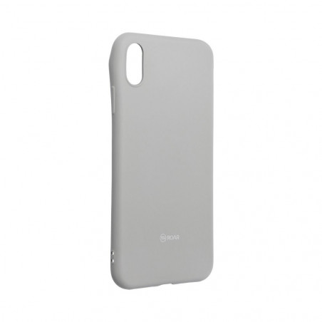 Apple iPhone XS Coque Roar Colorful Jelly Gris