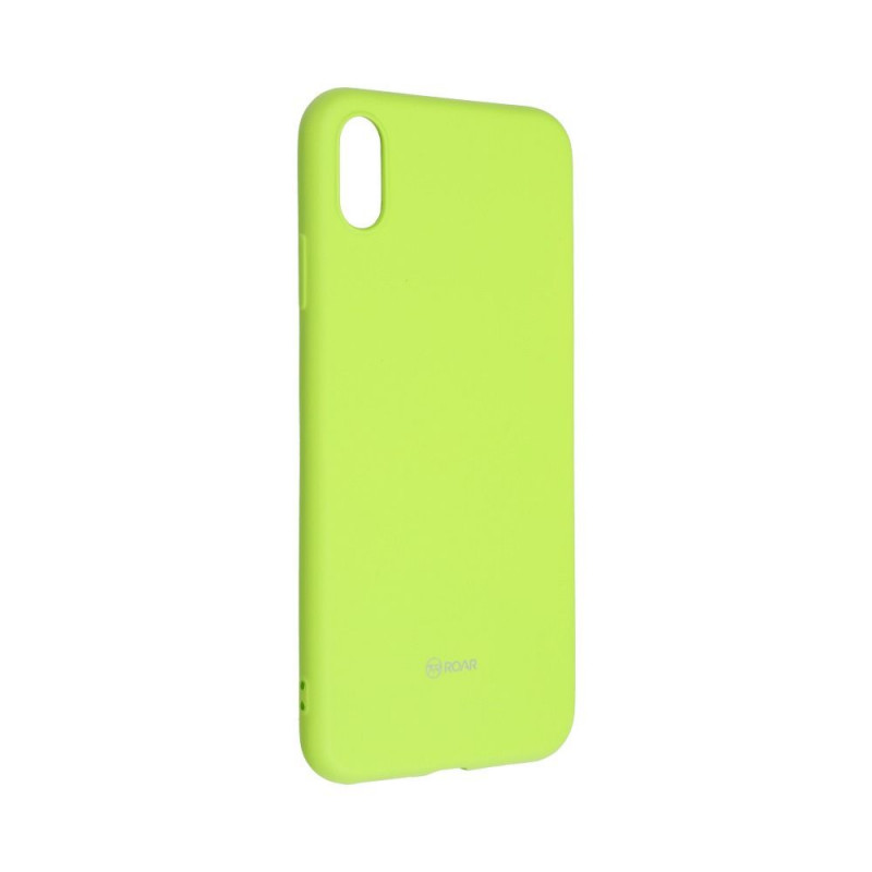 Apple iPhone X Coque Roar Colorful Jelly Vert citron