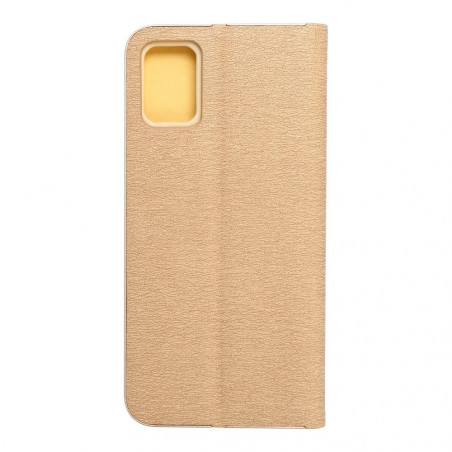 Samsung Galaxy A51 LTE Portefeuilles LUNA Book Gold Élégant  Or
