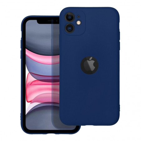 Apple iPhone 11 Coque Soft Bleu foncé