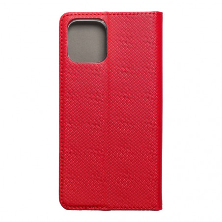 Apple iPhone 12 Pro Portefeuilles Smart Case Book Rouge