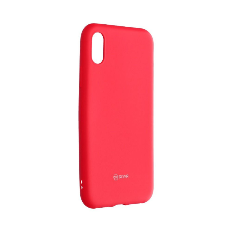 Apple iPhone X Coque Roar Colorful Jelly Rose vif