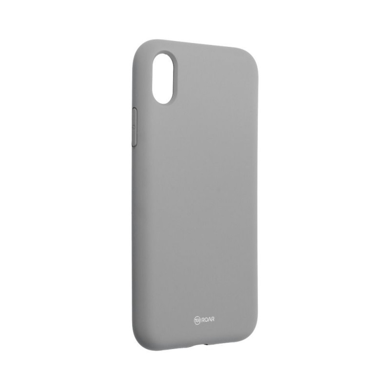 Apple iPhone XR Coque Roar Colorful Jelly Gris