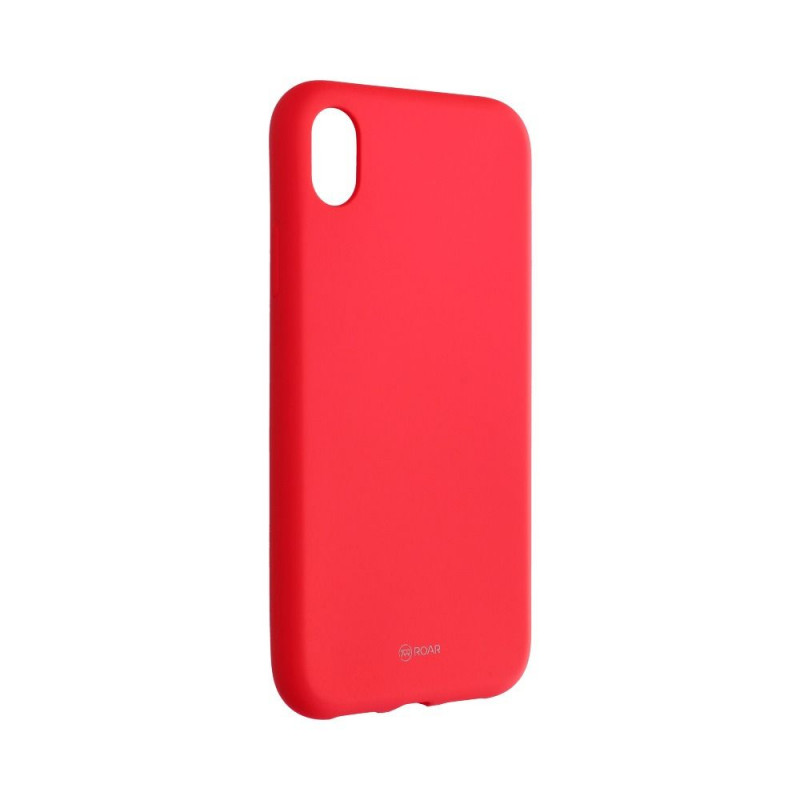 Apple iPhone XR Coque Roar Colorful Jelly Rose vif