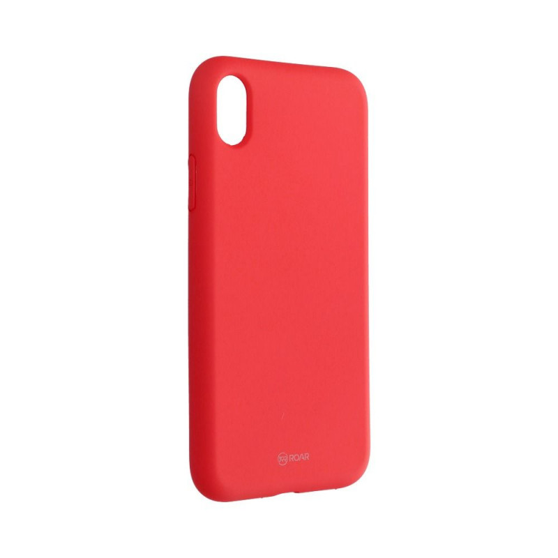Apple iPhone XR Coque Roar Colorful Jelly Rose pêche