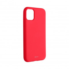 Apple iPhone 11 Coque Roar Colorful Jelly Rose vif
