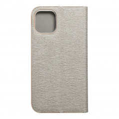 Apple iPhone 11 Pro Portefeuilles LUNA Book Gold Élégant  Argenté