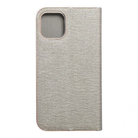 Apple iPhone 11 Pro Portefeuilles LUNA Book Gold Élégant  Argenté