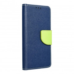 Apple iPhone 11 Pro Portefeuilles Fancy Book Marine / Citron vert