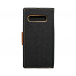 Samsung Galaxy S10 Portefeuilles Canvas Book Noir