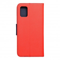 Samsung Galaxy A51 5G Portefeuilles Fancy Book Rouge / Marine