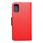Samsung Galaxy A41 Portefeuilles Fancy Book Rouge / Marine