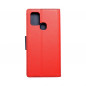 Samsung Galaxy A21s Portefeuilles Fancy Book Rouge / Marine