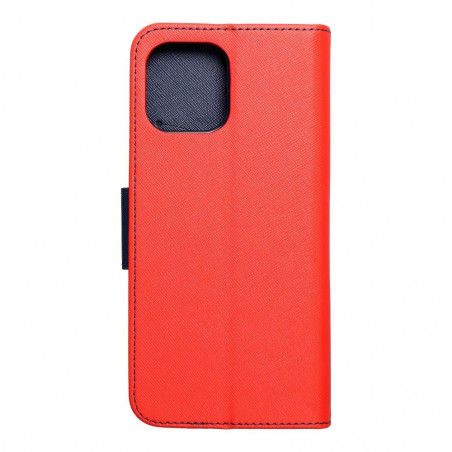 Apple iPhone 12 Pro Max Portefeuilles Fancy Book Rouge / Marine