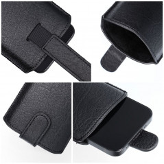 Apple iPhone X Etui universel Slim Kora 2 Noir 