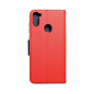 Samsung Galaxy A11 Portefeuilles Fancy Book Rouge / Marine