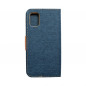 Samsung Galaxy A51 LTE Portefeuilles Canvas Book Bleu marine