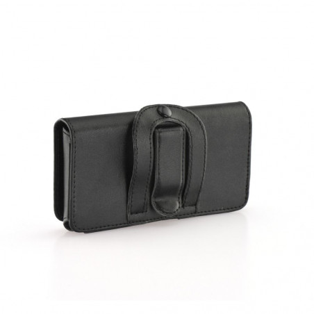 Apple iPhone 12 Pro Etui universel, Étuis horizontaux Chic VIP Élégant  Noir 