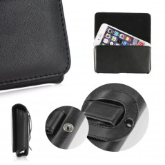 Apple iPhone 12 Pro Etui universel, Étuis horizontaux Chic VIP Élégant  Noir 