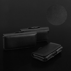 Apple iPhone 12 Pro Max Etui universel, Étuis horizontaux Chic VIP Élégant  Noir 