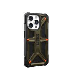 Apple iPhone 15 Pro Coque Urban Armor Gear Monarch Pro MagSAFE  Kevlar element green