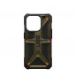 Apple iPhone 15 Pro Coque Urban Armor Gear Monarch Pro MagSAFE  Kevlar element green