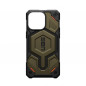 Apple iPhone 15 Pro Max Coque Urban Armor Gear Monarch Pro MagSAFE  Kevlar element green