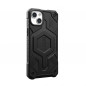Apple iPhone 15 Plus Coque Urban Armor Gear Monarch Pro MagSAFE  Noir kevlar
