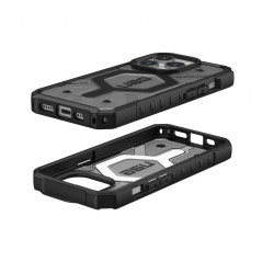 Apple iPhone 15 Pro Coque Urban Armor Gear Pathfinder Étui haut de gamme  MagSAFE  Cendre