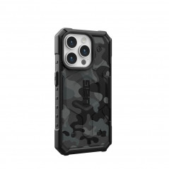 Apple iPhone 15 Pro Coque Urban Armor Gear Pathfinder Étui haut de gamme  MagSAFE  Camouflage de minuit