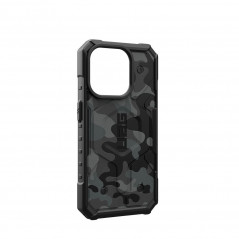 Apple iPhone 15 Pro Coque Urban Armor Gear Pathfinder Étui haut de gamme  MagSAFE  Camouflage de minuit
