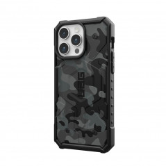 Apple iPhone 15 Pro Max Coque Urban Armor Gear Pathfinder Étui haut de gamme  MagSAFE  Camouflage de minuit