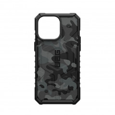 Apple iPhone 15 Pro Max Coque Urban Armor Gear Pathfinder Étui haut de gamme  MagSAFE  Camouflage de minuit