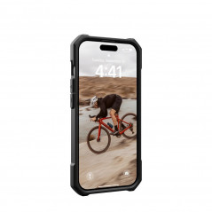 Apple iPhone 15 Pro Coque Urban Armor Gear Essential Étui haut de gamme  MagSAFE  Noir